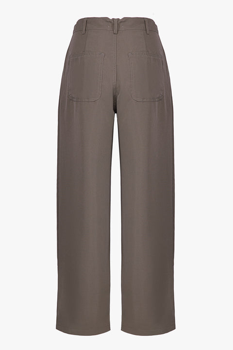FLOWING TROUSERS WITH COTTON
