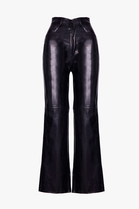 PANTS MADE OF VEGAN LEATHER