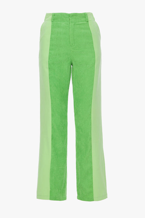 PANTS WITH CORDUROY DETAILS