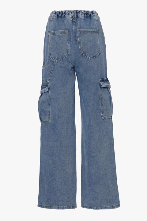 JEANS WITH ELASTIC WAIST