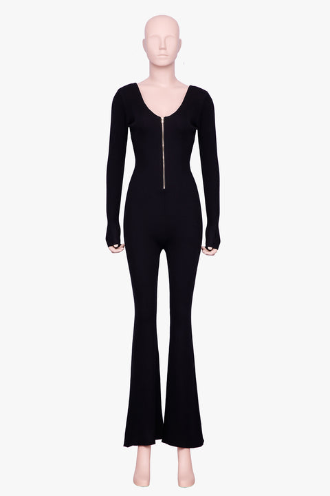 RIBBED JUMPSUIT