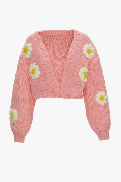 CARDIGAN WITH FLOWERS