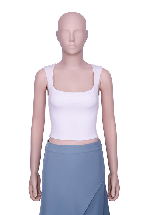 TOP WITH SQUARE NECKLINE